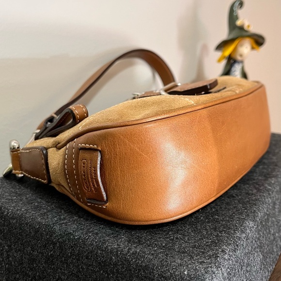 Vintage Coach Y2K Hamptons suede Demi bag 7558 - Picture 13 of 13